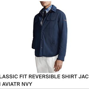 *SOLD*NWT Ralph Lauren Polo reversible Shirt jacket